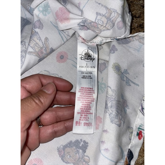 DISNEY STORE ANIMATORS COLLECTION DISNEY PRINCESS PAJAMA PJ SET FOR WOMEN SZ SM - Picture 11 of 16